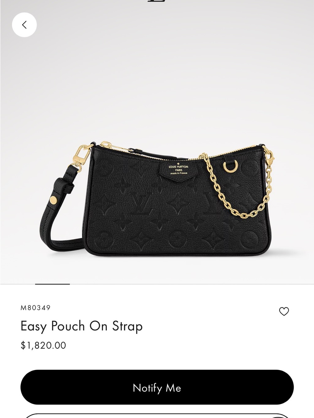 Louis Vuitton easy pouch on strap - Picture 16 of 16